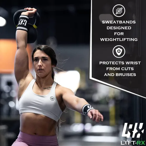Miniatura 2 de Muñequeras, diseño ajustado para levantamiento de pesas, gimnasio, entrenamiento, entrenamiento cruzado, levantamiento de pesas, deportes