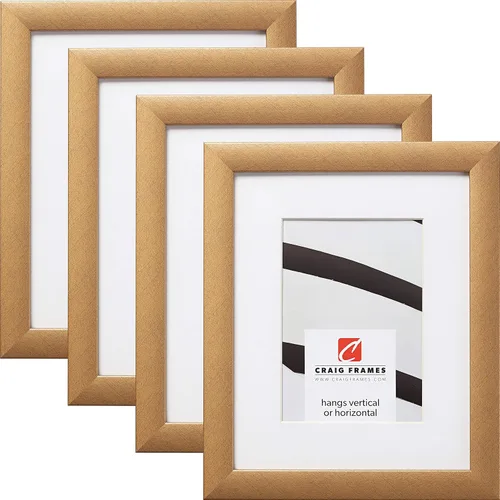Miniatura 14 de Craig Frames Portarretratos contemporáneo, de 5 x 7 pulgadas, color negro mate para mostrar una foto de 4 x 6 pulgadas, juego de 4