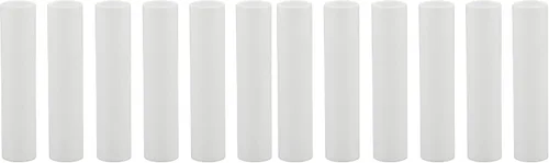 Miniatura 6 de Creative Hobbies® 1751 - Juego de 6 fundas de plástico blanco de 4 pulgadas de alto, fundas para candelabros