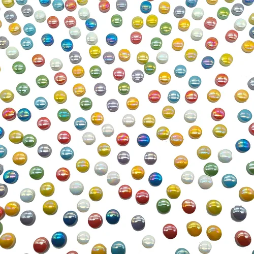 Miniatura 9 de Mosaico redondo para manualidades, 0.472 in, piezas de mosaico de vidrio de colores surtidos para suministros de arte, kit de fabricación de mosaico