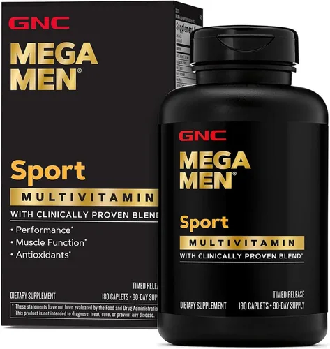 Miniatura 9 de GNC Mega Men Sport Multivitamínico Rendimiento, función muscular y salud general 90