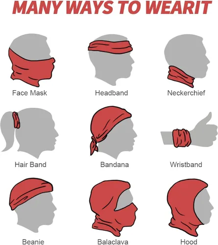 Miniatura 6 de Máscara facial pasamontañas media bandanna Gorilla fumando cuello polainas sol polvo protección contra el viento sin costuras diadema para mujeres