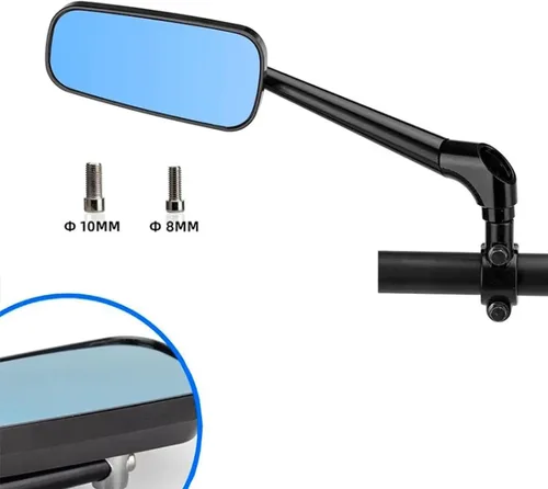 Miniatura 2 de motorcycle rearview mirror For Y-amaha YBR 125 FZ1 FZ6 XMAX 300 MT09 MT07 MT125 Tracer,8 10mm CNC Aluminum Side Mirror Universal