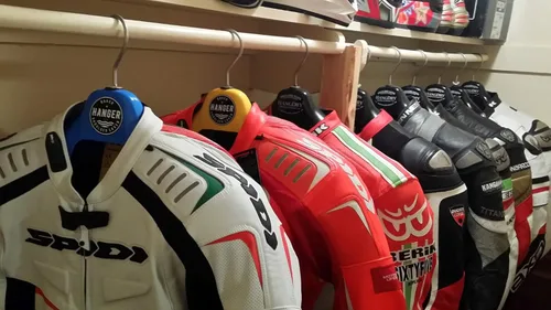 Miniatura 4 de Colgador de abrigo para motocicleta, hecho en Estados Unidos, gancho giratorio de 4 pulgadas (negro)