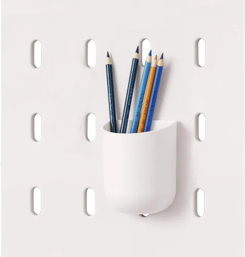 Miniatura 17 de iDesign Cade - Contenedor organizador modular de plástico sin BPA para colgar, 5.04 x 3.04 x 4 pulgadas, color gris