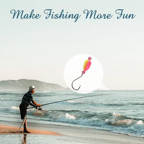 Miniatura 6 de Dovesun 220/104/80/60/54/52/42 piezas Pompano Rig Floats para Surf Pesca Bobbers de espuma para pesca con mosca Bobbers Floats Kit