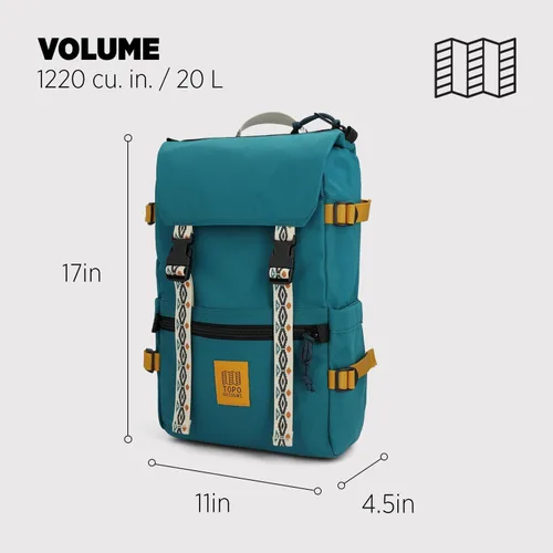 Miniatura 60 de Topo Designs Rover Pack Clásico, asfalto/negro, Tamaño único, Rover Pack Clásico