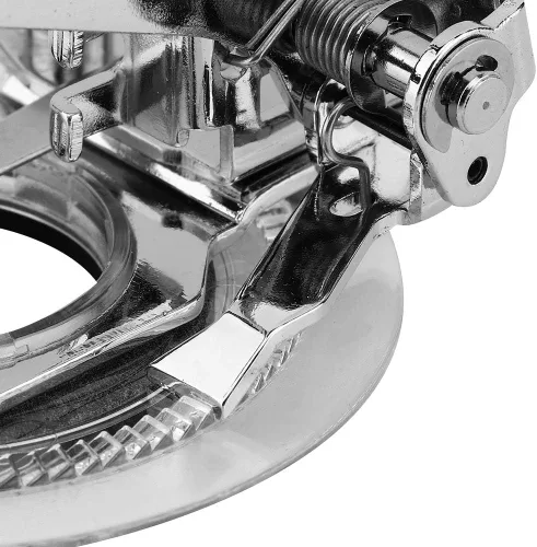 Miniatura 7 de Pilipane Prensatelas de punto de flor decorativos para bordar, círculos de volante, máquina de coser prensatelas, diseños circulares de flores