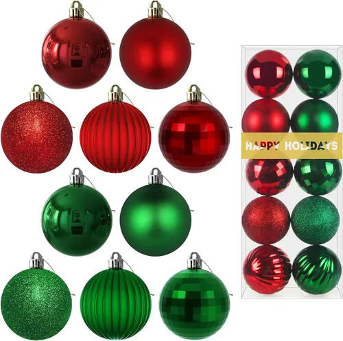 Miniatura 217 de Bolas de Navidad Grandes de 3.2" en Azul Bebé - Adornos para Árbol de Navidad, Bolas Colgantes Inastillables para Cumpleaños, Halloween, Boda