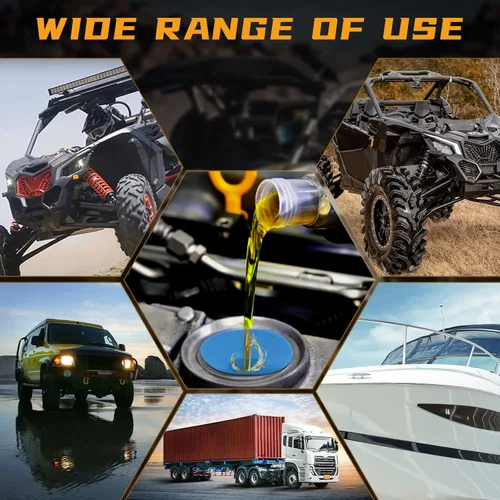 Miniatura 6 de Embudo de aceite UTV compatible con Can-am Maverick X3 Defender Embudo de cambio de aceite de silicona flexible, embudo de placa deslizante