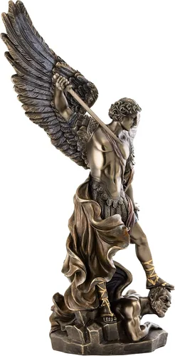 Miniatura 4 de Estatua de escritorio de San Miguel Arcángel.