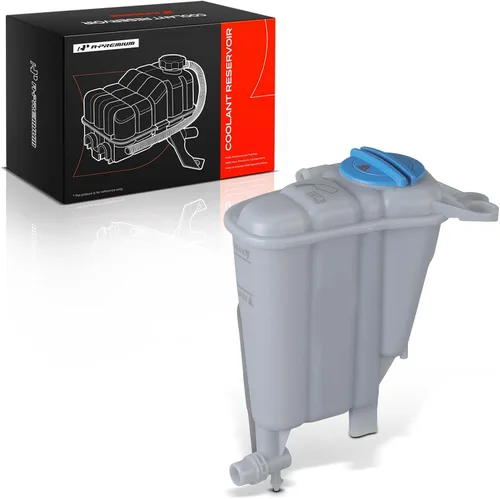 Miniatura 11 de A-Premium Tanque de depósito de recuperación de desbordamiento de refrigerante del motor [con tapa, sensor y escudo térmico] Compatible con Audi Q5