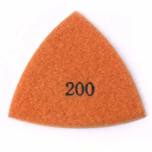 Miniatura 2 de Reemplazo 200 Grit Electroplated Triangular Pulido Diamante Oscilante Pad para Diamante Especialidad MB1T