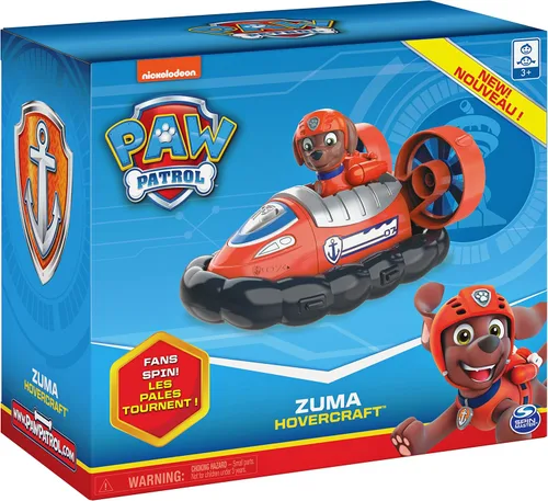 Miniatura 7 de Patrulla Canina - Vehículo aerodeslizador de Zuma con figura coleccionable, para niños a partir de 3 años Vehículo Hovercraft de Zuma