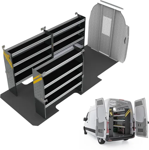 Ranger Design - Estantería para contratista de furgoneta, compatible con techo alto Mercedes Sprinter, 170 pulgadas WB - DHL-10