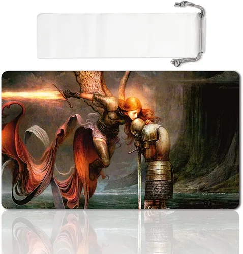 Miniatura 26 de Juego de mesa MTG Playmat Games Tamaño 60X35 cm CCG Compatible para MTG CCG RPG Juego de cartas coleccionables (Ajani Steadfast)