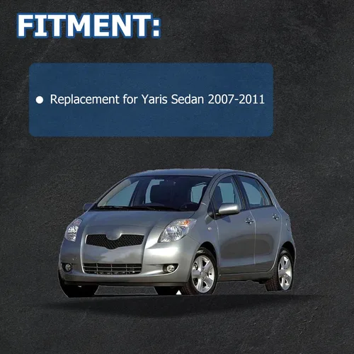 Miniatura 7 de WFLNHB 1 par de luces antiniebla de repuesto para Toyota Yaris Sedan 2007-2011, faros antiniebla, lado del pasajero y del conductor