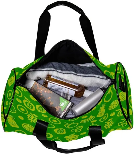 Miniatura 5 de Sports Bag for Men and Women Gym Fitness and Travel Overnight Package Barrel Duffel Bag Healthy Fruit