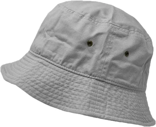 Miniatura 12 de Glory Max Sombrero de cubo unisex de color sólido 100% algodón, sombrero de ala pequeña, plegable, para viajes, verano, playa
