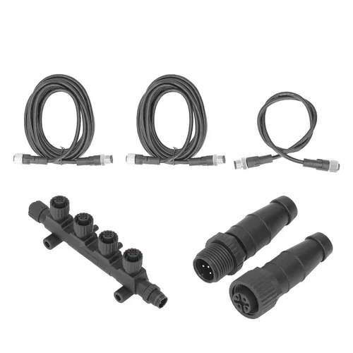 Miniatura 8 de Fydun Marine NMEA 2000 Kit de arranque Conector de cable Terminación Combinación ABS a prueba de herrumbre Universal NMEA Network Starter Kit