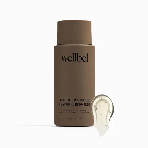 WELLBEL Gelée Detox Shampoo - Desintoxicación del cuero cabelludo con pH equilibrado, exfolia y elimina suavemente la acumulación, probado por