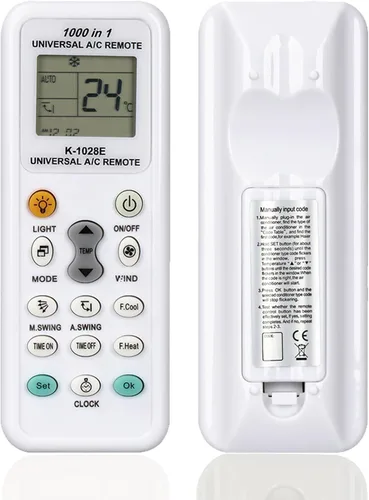 K-1028E Control remoto universal de aire acondicionado para LG, Midea, Fujitsu, Panasonic, Samsung Air Condition, 1000 en 1 controlador de A/C para