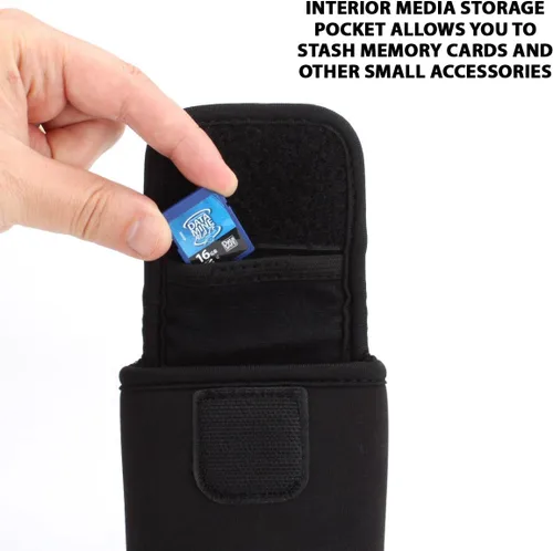 Miniatura 9 de USA Gear AM FM - Funda de radio portátil – Bolsa de viaje para radio personal con trabilla para cinturón, clip de mosquetón compatible con C. Crane