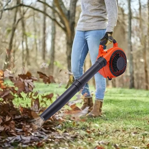 Miniatura 2 de Soplador de hojas a gas, soplador de gas portátil, soplador de hojas inalámbrico con tubo de explosión desmontable, 25.4 cc, 2 tiempos, 4.59