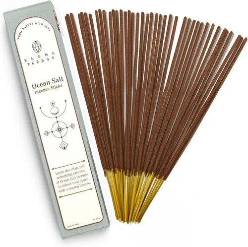 Miniatura 18 de Bakhoor - Varitas de incienso orgánicas sumergidas a mano, 100 varillas con hierbas naturales e ingredientes aromáticos, tiempo de combustión de 45