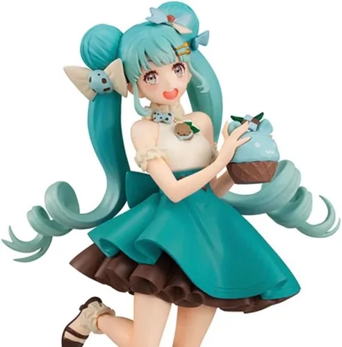 Miniatura 2 de Furyu Hatsune Miku: Figura de la serie Sweet Sweets de chocolate y menta, multicolor