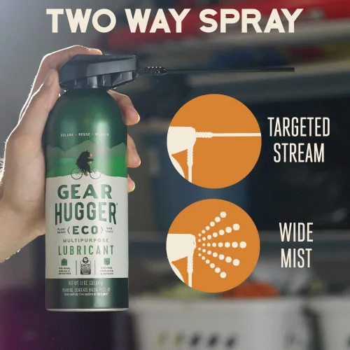 Miniatura 8 de Gear Hugger Lubricante Multiuso - Ecológico (11 onzas, Paquete de 3), Removedor de Óxido - Lubricante en Aerosol para Puerta de Garaje, Lubricante