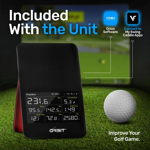 Miniatura 4 de OPTISHOT Orbit Simulador de golf y monitor de lanzamiento Simuladores de golf para el hogar con software Orion - Monitor de lanzamiento de golf - 20