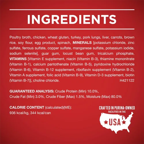 Miniatura 7 de Purina ONE Alimento Natural para Perros con Alto Contenido de Proteínas, Cortes Tiernos en Salsa de Pollo y Arroz Integral Entrée - 13 Onzas