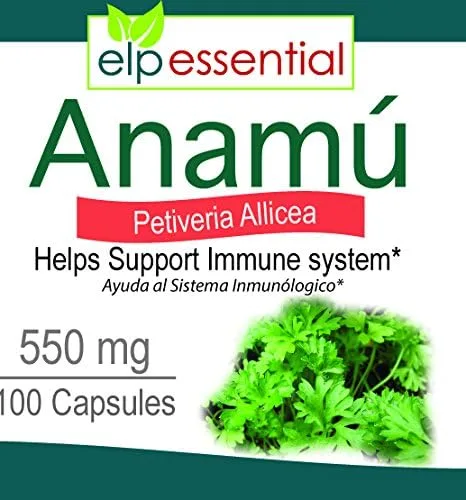 Miniatura 2 de Anamu 100 Cápsulas 550 mg Petiveria Allicea
