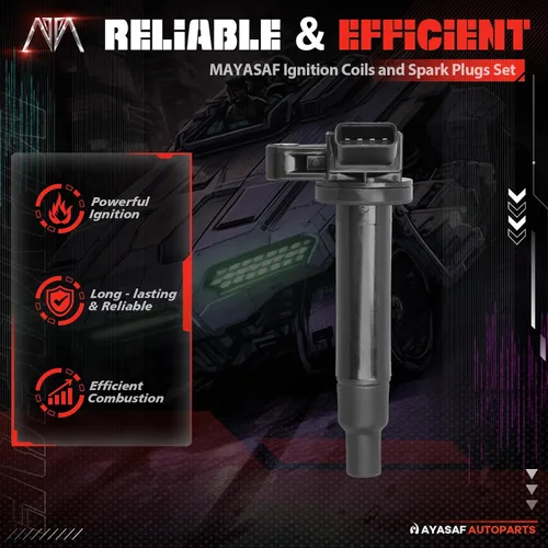 Miniatura 5 de Juego de 8 bobinas de encendido y bujías UF230 para Lexus 2003-2009 GX470, 2001-2006 LS430, 2002-2010 SC430, para Toyota 2003-2009 4Runner, Land