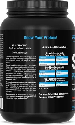 Miniatura 8 de PEScience Select Protein - Proteína en polvo bajo en carbohidratos, tarta de queso con fresa, 27 porciones, apta para dieta cetogénica y sin gluten