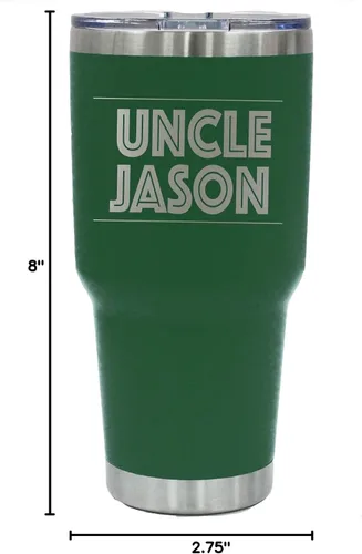 Miniatura 10 de The Paisley Box Vasos personalizados (verde oscuro)