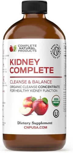 Miniatura 8 de Complete Natural Products Kidney Complete - Líquido orgánico de 8 onzas para apoyo renal, limpieza y desintoxicación con vinagre de sidra