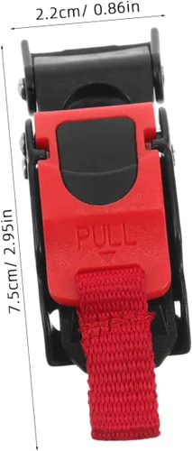 Miniatura 2 de KICHOUSE Kit de hebilla de liberación rápida duradero para cascos, cierre de bloqueo versátil para uso y bicicleta