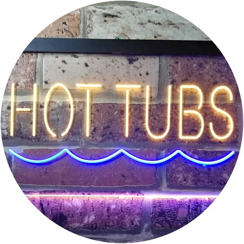 Miniatura 19 de ADVPRO Hot Tubs Supply Dual Color LED Neon Sign Blue & Red 12" x 8.5" st6s32-i3375-br