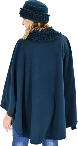 Miniatura 2 de Le Moda - Abrigo polar con forro polar con guantes y sombrero a juego Colección de invierno Talla única