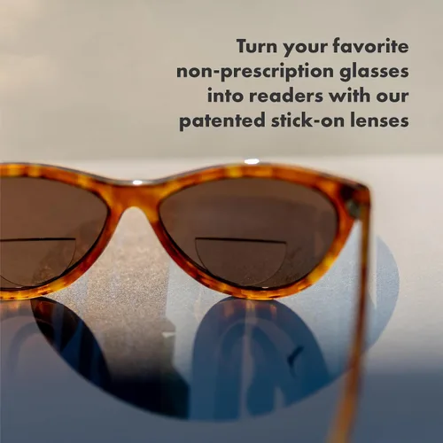 Miniatura 4 de StickTite Lenses Small 28mm stick-on bifocal lens, convert sunglasses into magnified bifocal reading glasses