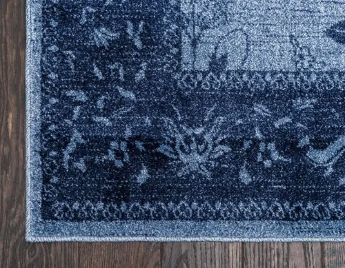 Miniatura 8 de Unique Loom La Jolla Collection - Alfombra de granja, contemporánea, botánica, tradicional, vintage