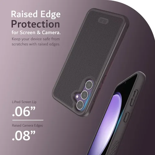 Miniatura 5 de TUDIA MergeGrip - Funda protectora para Samsung Galaxy S23 FE 2023, de doble capa, a prueba de golpes, grado militar, antideslizante, resistente