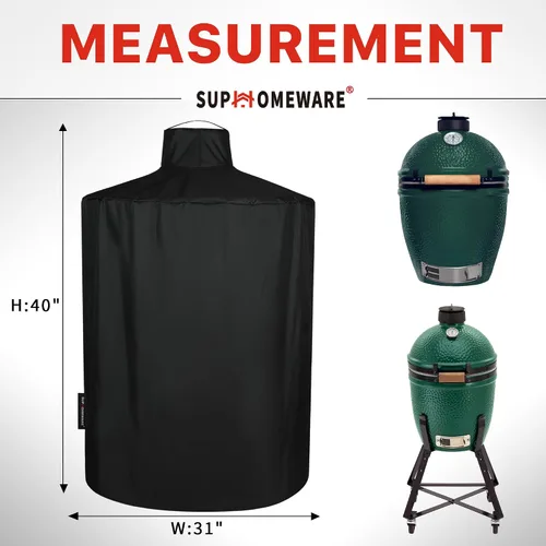 Miniatura 2 de Suphomeware Funda para parrilla de barbacoa para huevos verdes grandes, resistente al agua y resistente al agua