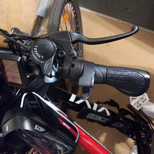 Miniatura 7 de Asistente de acelerador electrombiliario para motocicleta, control de crucero, manillar, balancín, acelerador de pulgar de bicicleta