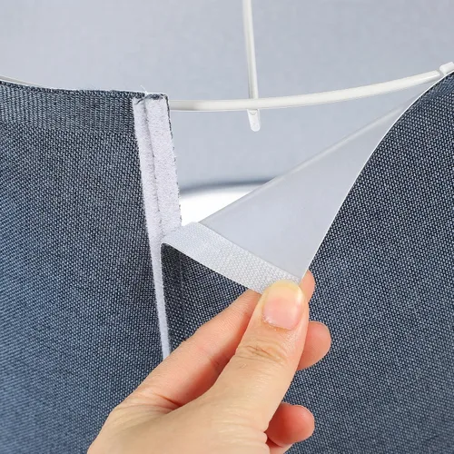 Miniatura 8 de Accesorios de escritorio, pantallas de lámpara para lámparas de pie, pantalla de lino, cubierta de lámpara rústica, pantalla de tela, cubierta