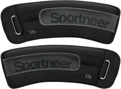 Miniatura 22 de Sportneer Pesas de tobillo de 0.5/1/2/3/5 libras, 1 par de pesas de muñeca y pierna para mujeres, hombres, niños y niños con correas ajustables