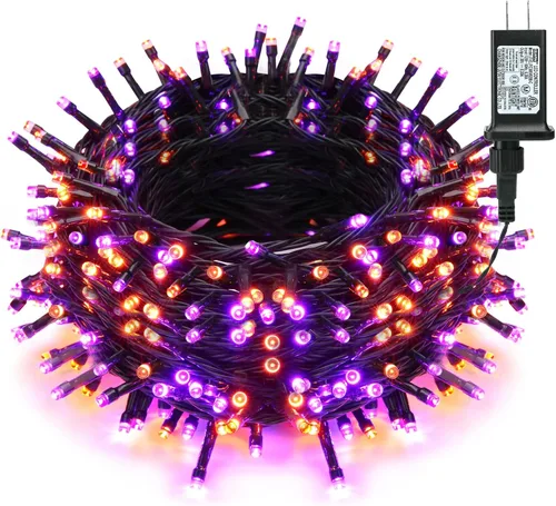 Miniatura 18 de Brizled - Luces inteligentes para árbol de Navidad, 20 metros / 66 pies, 200 luces LED que cambian de color, control por aplicación y voz, Rojo