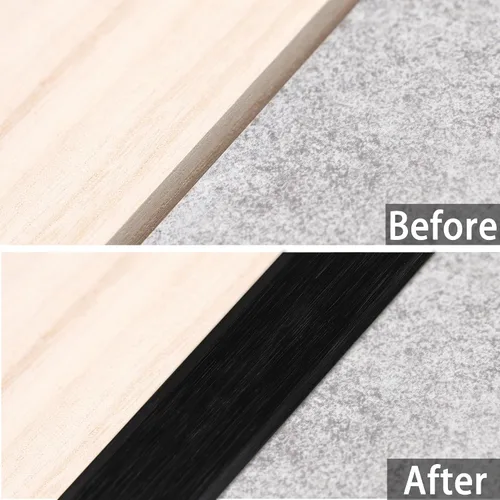 Miniatura 3 de Trimold 3 tiras de aluminio para moldura en T y transición de piso, tira divisora plana para umbral de puerta y unión de huecos de suelo de azulejos